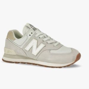 New Balance® 574 women's sneakers / 9h medium / reflection white